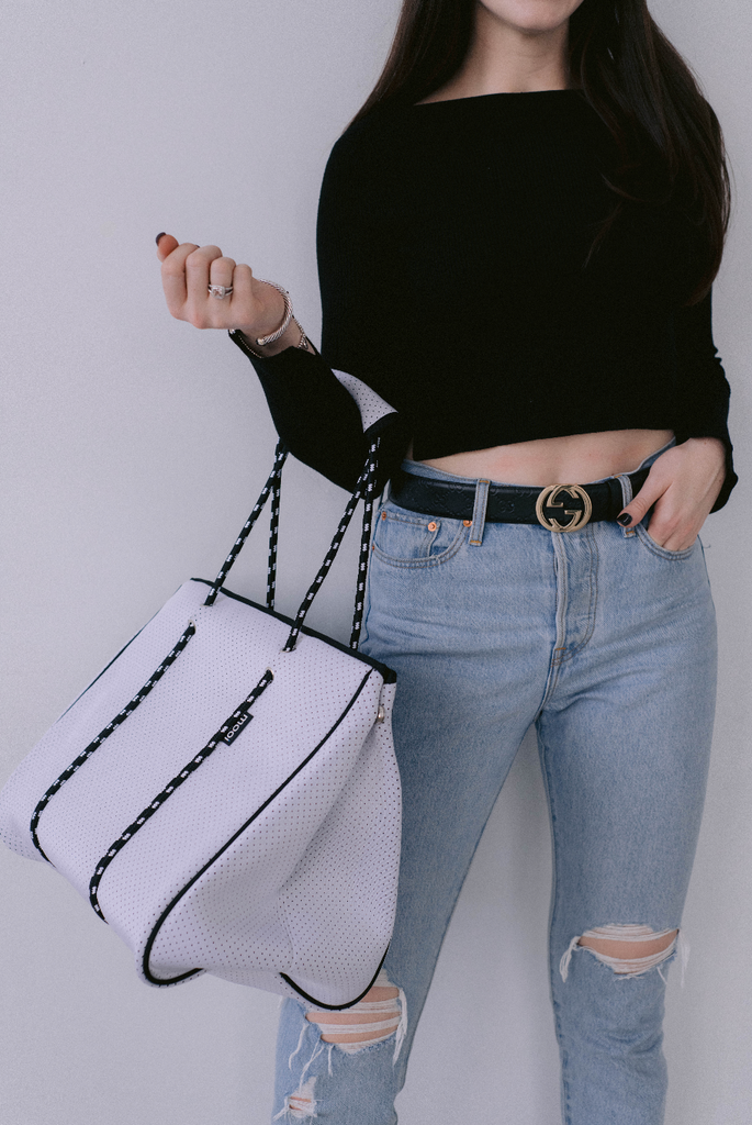 Winter White with magnetic clasp