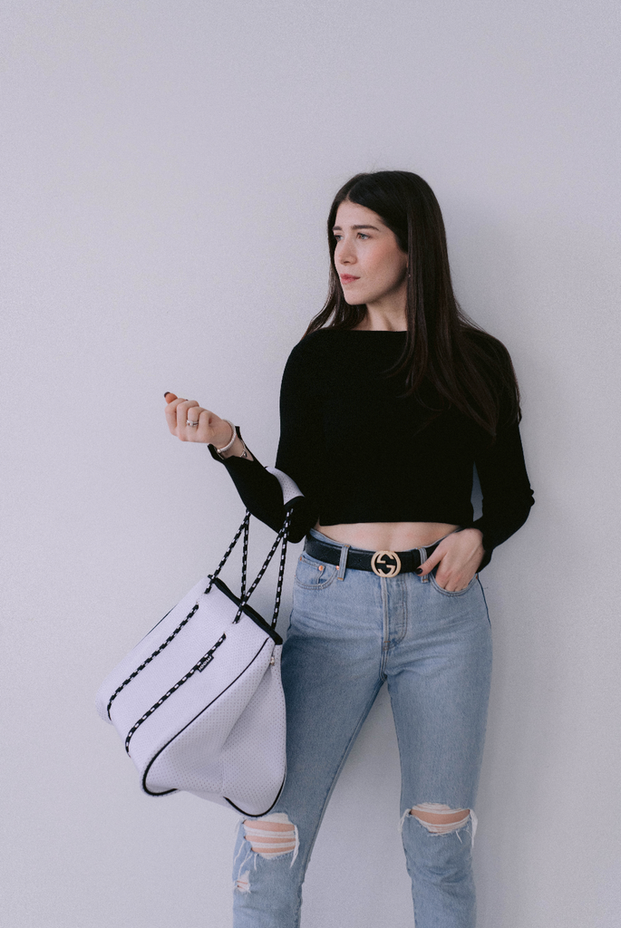 Winter White with Zipper
